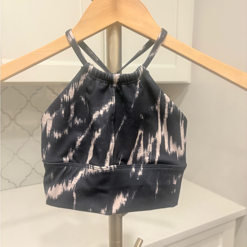 Jo and Jax Black and White Halter Top